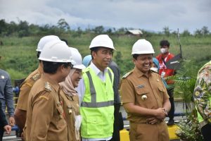 Presiden Jokowi Resmikan Bendungan Sadawarna di Sumedang