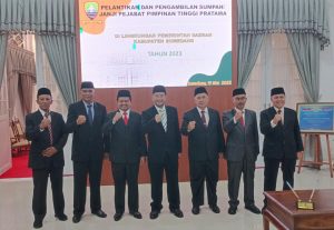 Baru Saja Dilantik, Ini Daftar Nama Sejumlah Pejabat Eselon 2 Pemda Sumedang