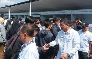 Wabup Sumedang Apresiasi Ribuan Pelamar Pekerjaan Padati Arena Job Fair 2023