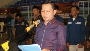 18 Hari Jelang Pemilu, KPU Sumedang Lantik KPPS dan Lakukan Aksi Penanaman Pohon Serentak