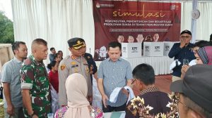 KPU Sumedang Simulasikan Tatacara Pemilu 2024 di TPS