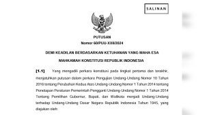 Pengaruh Putusan MK Bagi Partai Politik di Sumedang Dalam Menghadapi Pilkada 2024