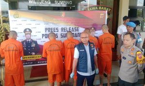 Polres Sumedang Bekuk 5 Pelaku Curas dan Curanmor di Jatinangor, Satu Pelaku Tikam Korban dengan Gunting