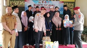 Hari Jadi ke-78 Reserse, Satreskrim dan Satresnarkoba Polres Sumedang Gelar Baksos di Ponpes Al-Huda Cilipung