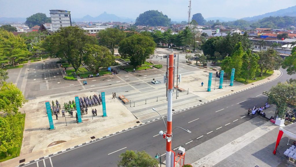 Wow! Warga Sumedang Bakal Dipantau Drone Melalui Tiang Pintar 4 Kali Dalam 24 Jam
